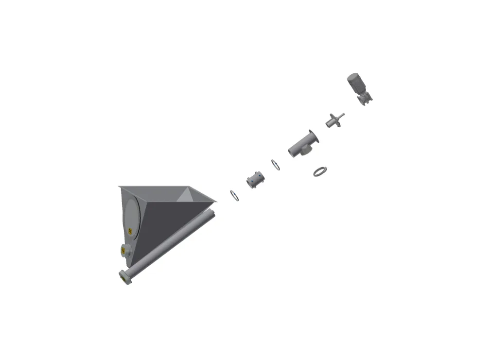 Skruvkassesett UNIK Side Maflex 125 – Montert
