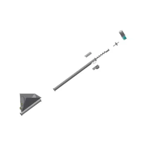 Skruvkassesett UNIK Side Fast Skrue 152 mm – Montert